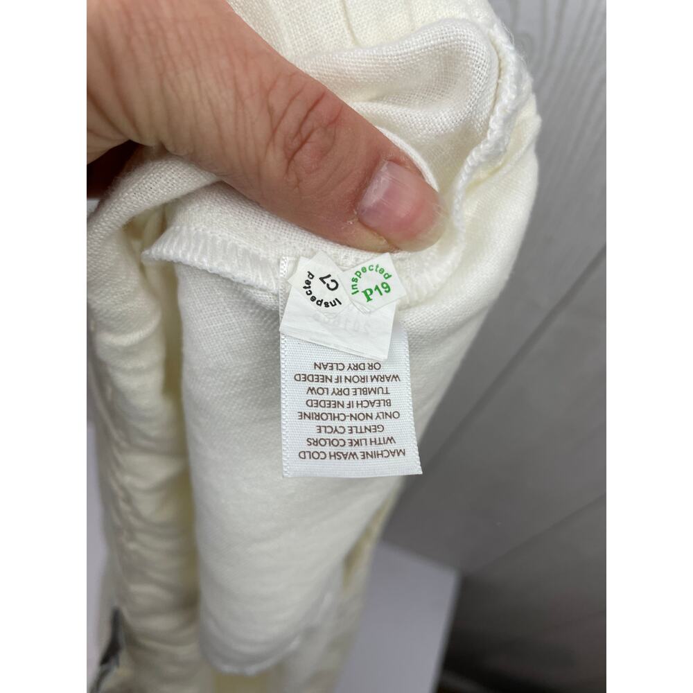 J.Jill Easy Linen-Blend Shorts in White/Gray, Women's size 2X BUNDLE - Picture 3 of 10